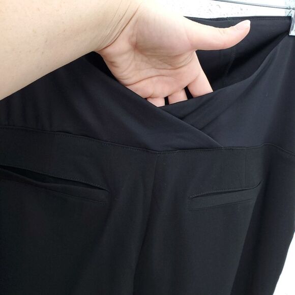 NWT Isabel Maternity Over Belly Crossover Panel Bootcut Pants Trousers - Picture 13 of 14